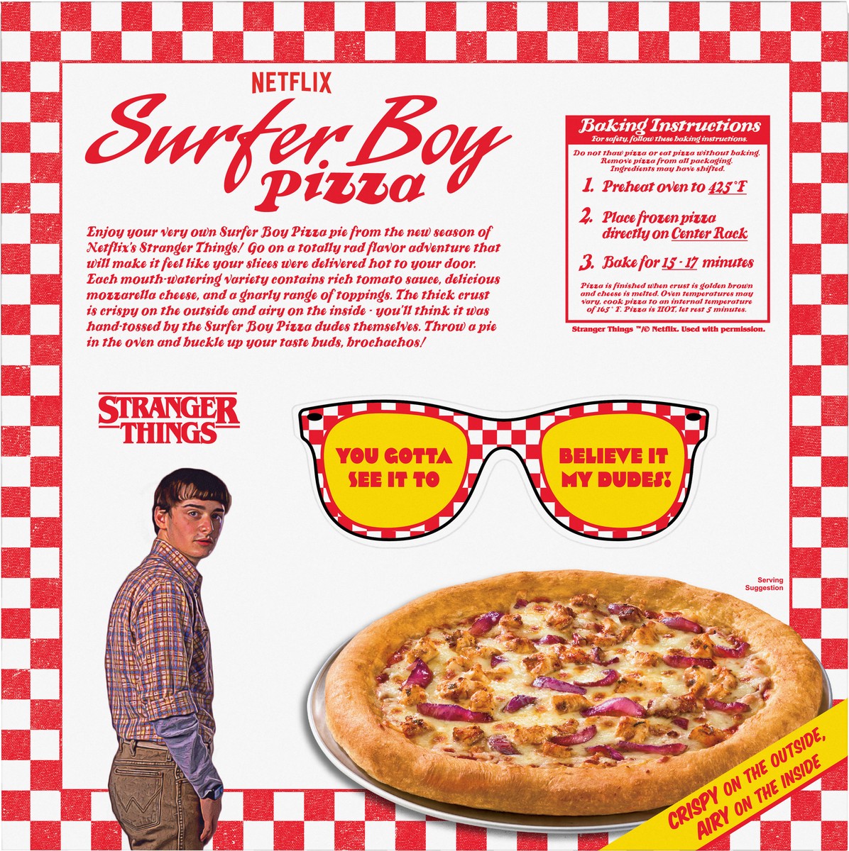 slide 9 of 14, Surfer Boy Pizza Hand-Tossed Style Crust Bodacious Bird Pizza 22.05 oz, 22.05 oz