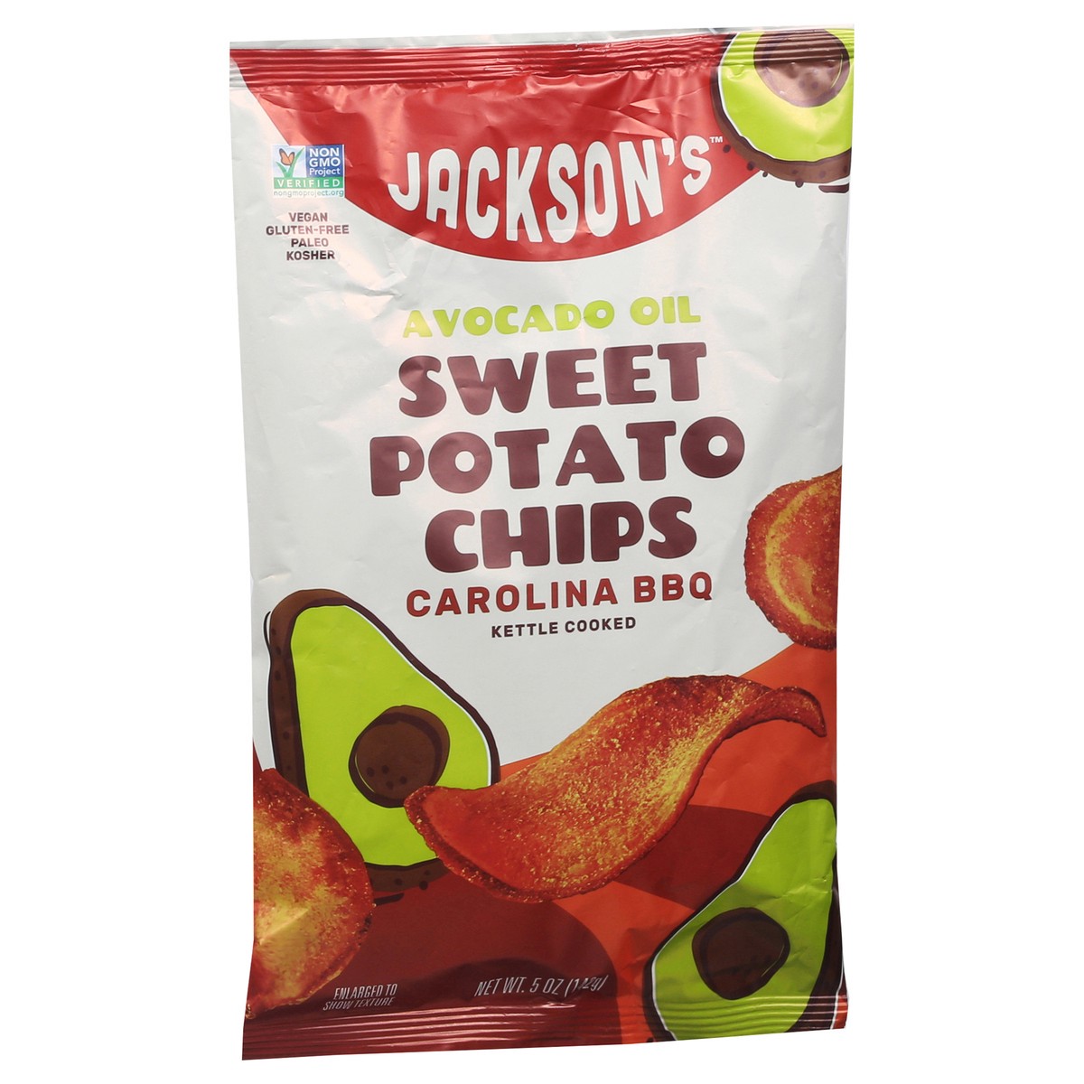 slide 4 of 13, Jackson's Sweet Carolina BBQ Potato Chips - 5 oz, 5 oz