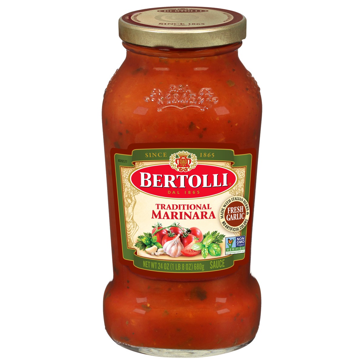 slide 1 of 13, Bertolli Traditional Marinara Sauce 24 oz, 24 oz