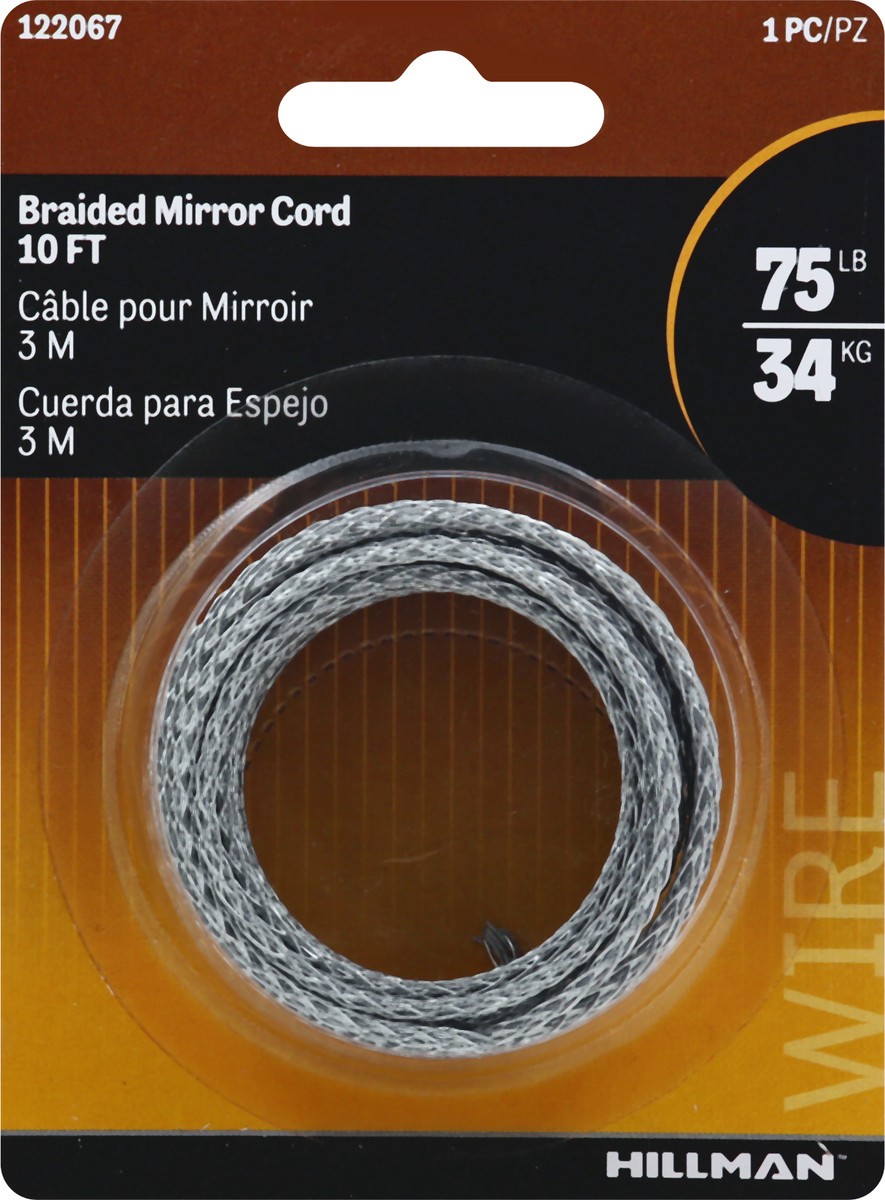 slide 3 of 6, Hillman Braided Mirror Cord, 10 ft