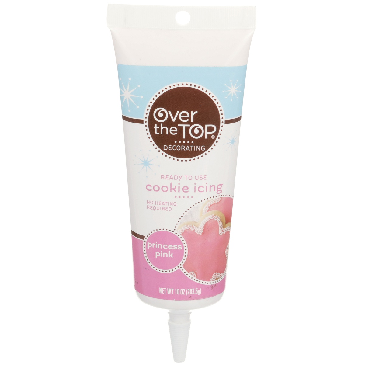 slide 1 of 1, Over The Top Princess Pink Cookie Icing, 10 oz