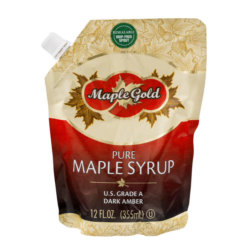 slide 1 of 1, Maple Gold Pure Maple Syrup Dark Amber, 12 oz