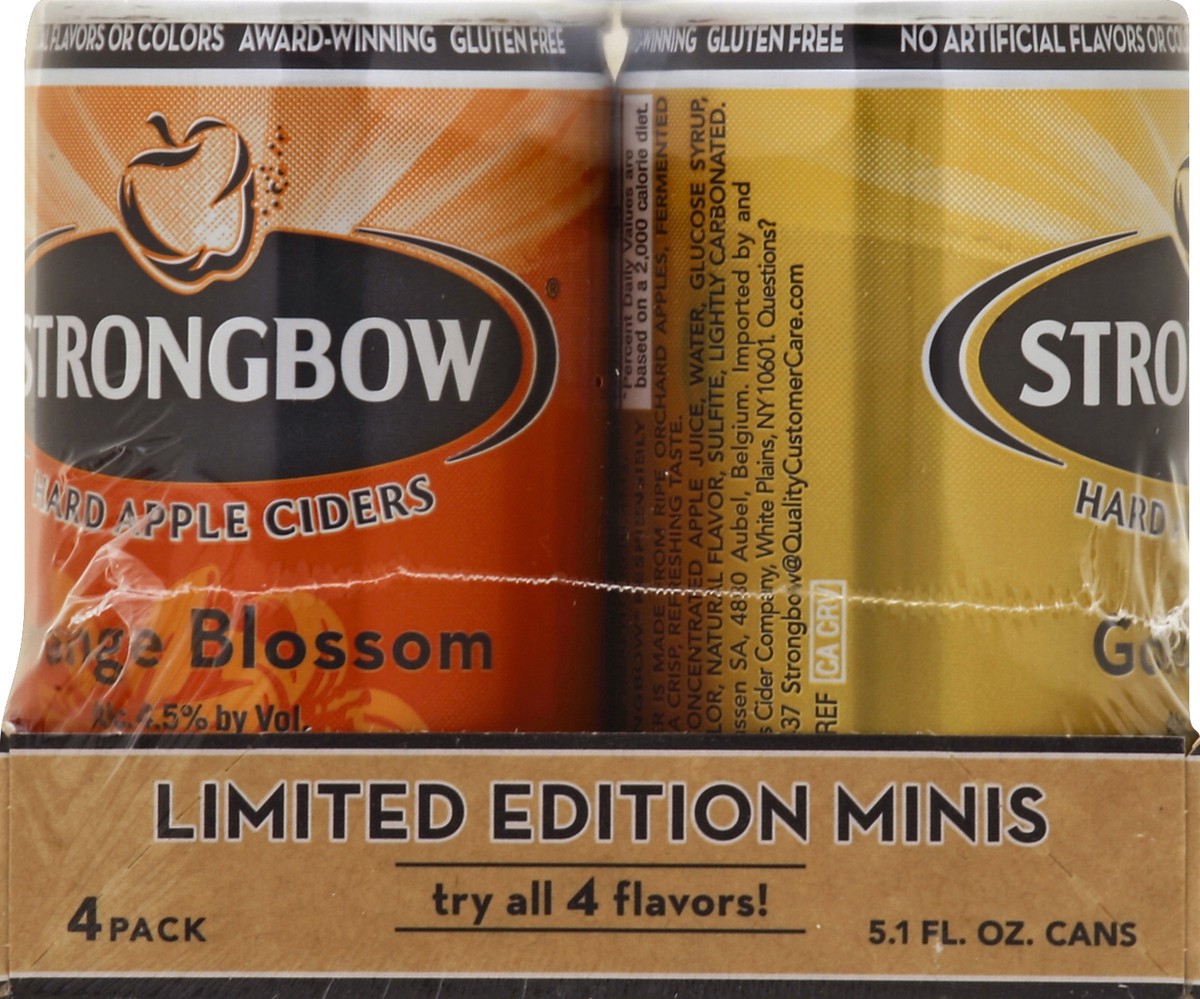 slide 4 of 4, Strongbow Beer, Minis, 4 Pack, 4 ct