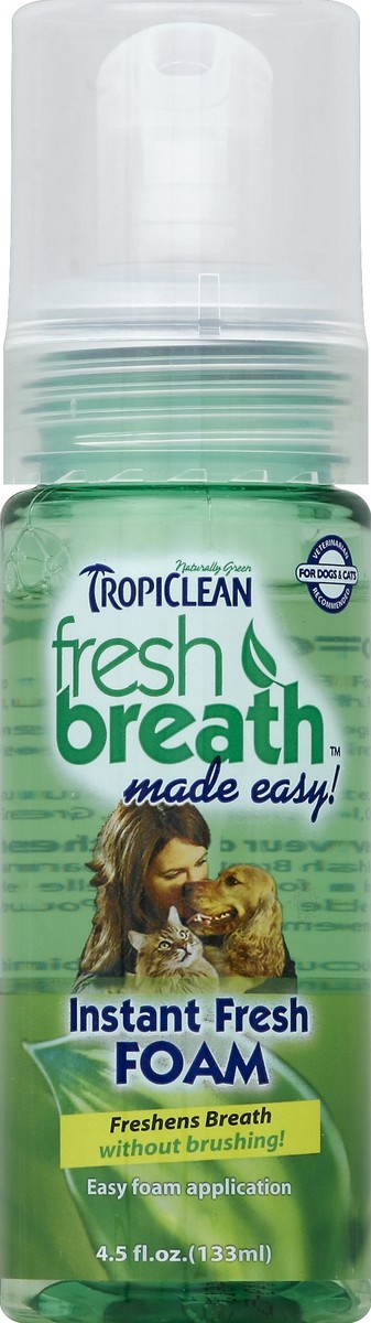 slide 2 of 2, TropiClean Fresh Foam 4.5 oz, 4.5 oz