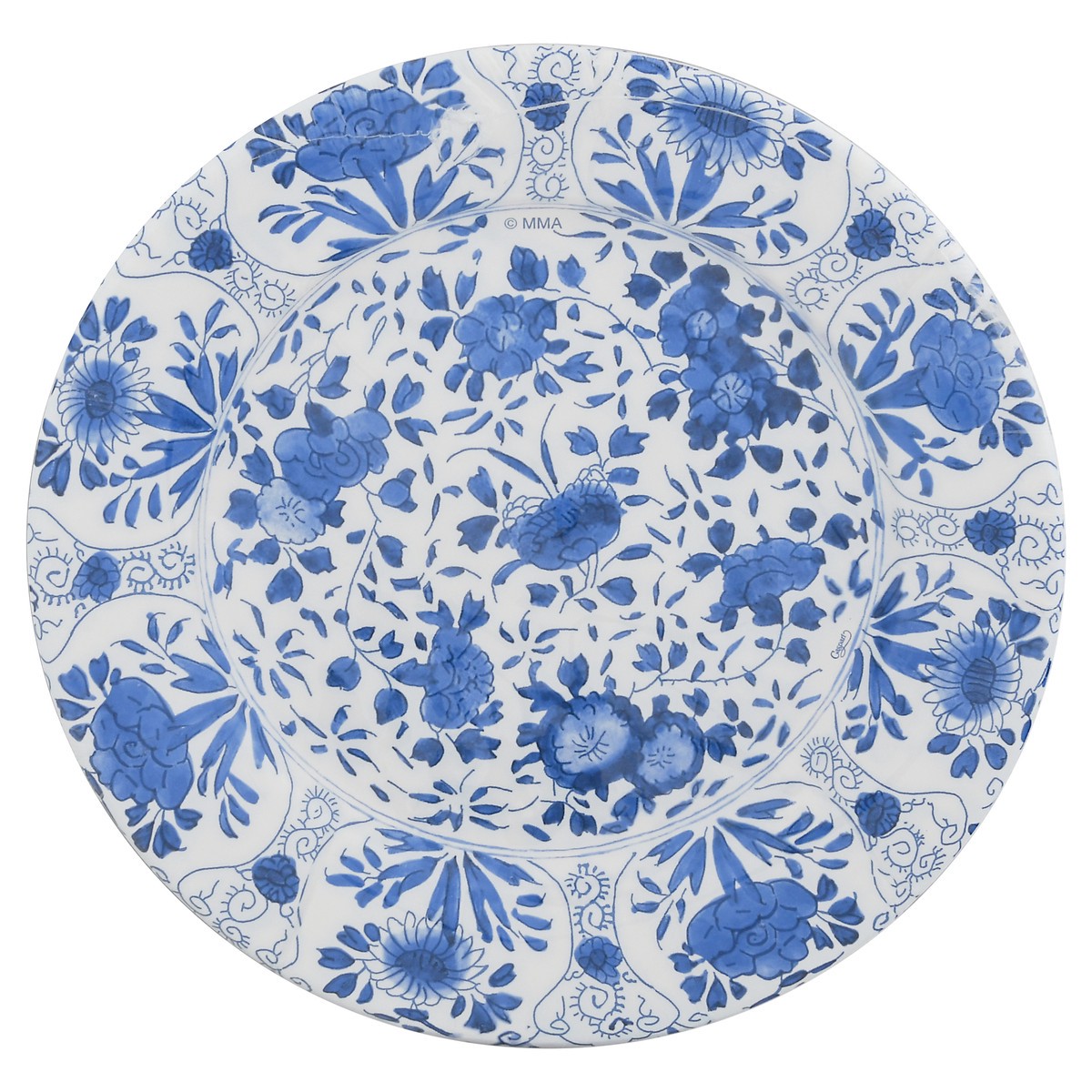 slide 8 of 11, Caspari 10.5 Inch Delft Blue Dinner Plates 8 ea, 1 ct