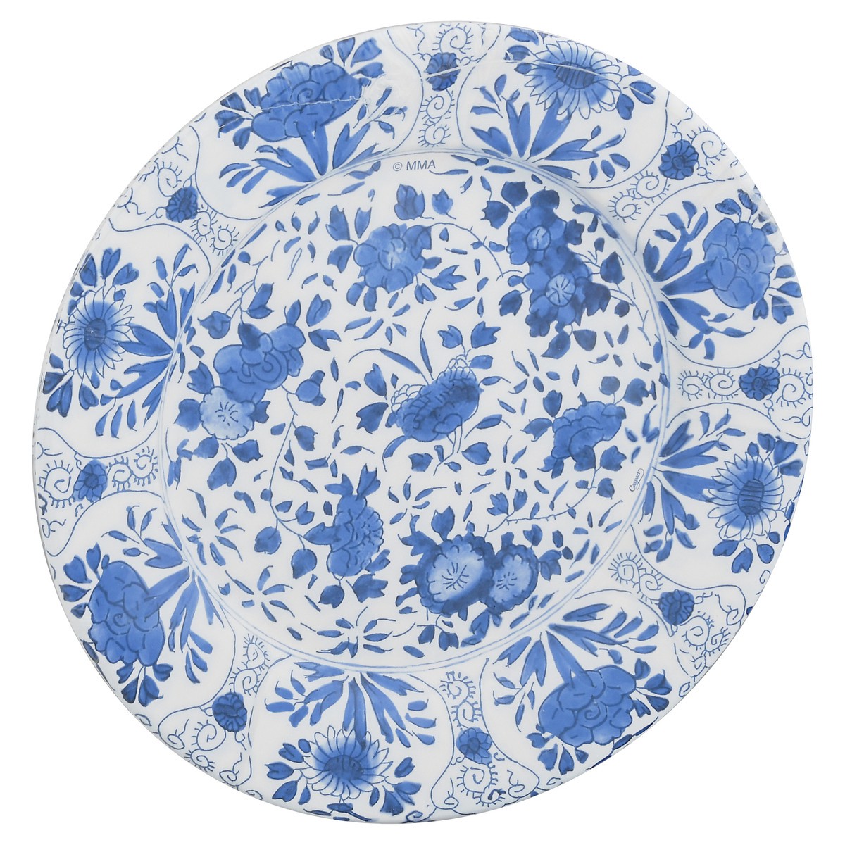 slide 10 of 11, Caspari 10.5 Inch Delft Blue Dinner Plates 8 ea, 1 ct