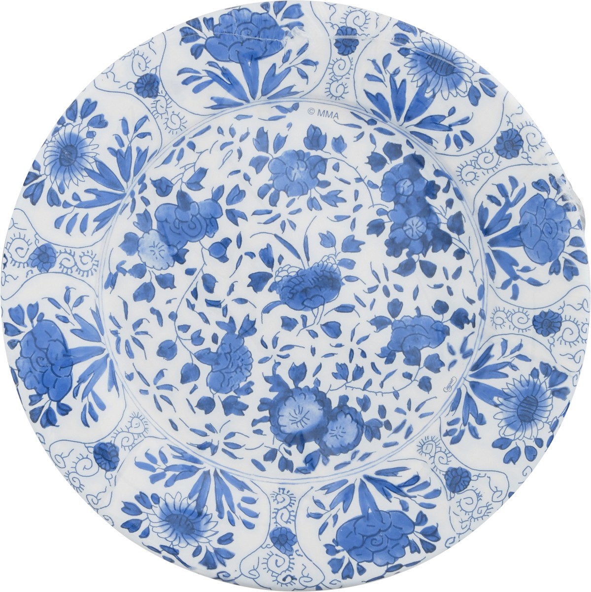 slide 5 of 11, Caspari 10.5 Inch Delft Blue Dinner Plates 8 ea, 1 ct