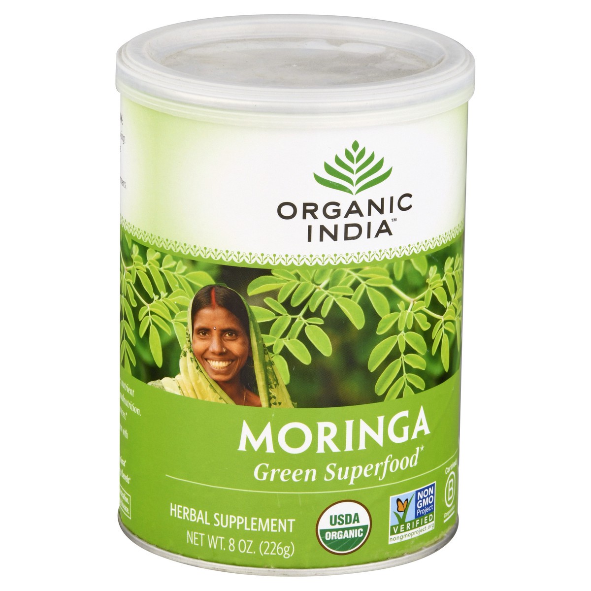 slide 7 of 9, Organic India Moringa Green Superfood, 8 oz