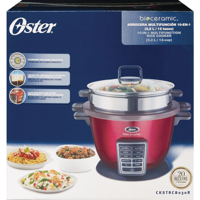 slide 1 of 1, Oster 13Cup Rice Cooker Red, 1 ct