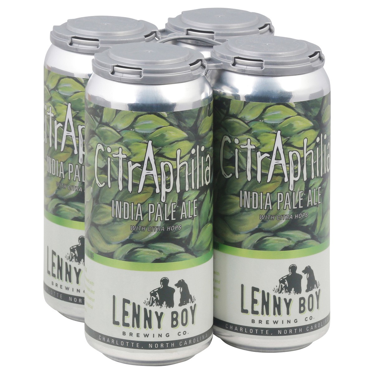 slide 6 of 9, Lenny Boy Brewing Co. India Pale Ale Citraphilia Beer 4 - 1 pt Cans, 4 ct