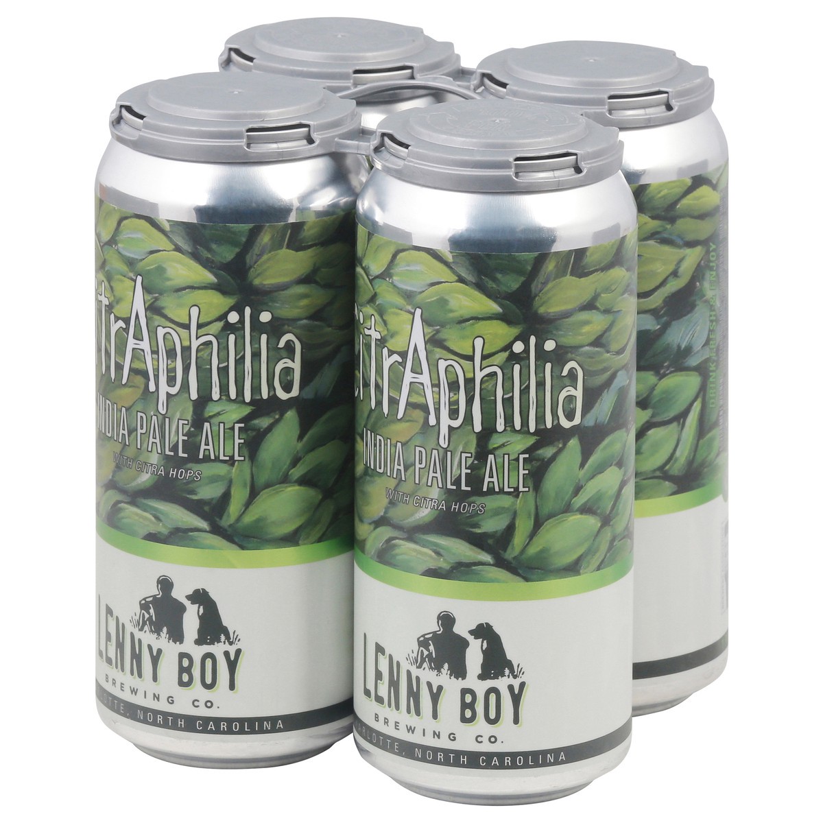 slide 5 of 9, Lenny Boy Brewing Co. India Pale Ale Citraphilia Beer 4 - 1 pt Cans, 4 ct