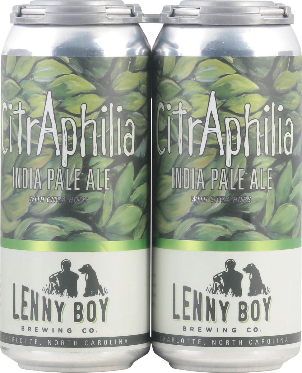 slide 8 of 9, Lenny Boy Brewing Co. India Pale Ale Citraphilia Beer 4 - 1 pt Cans, 4 ct