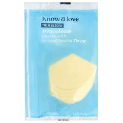 know & love Smoked Provolne Thin Sliced 7.6 Ounces