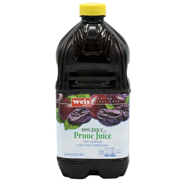 slide 1 of 1, Weis Quality 100% Prune Juice From Concentrate - 64 fl oz, 64 fl oz