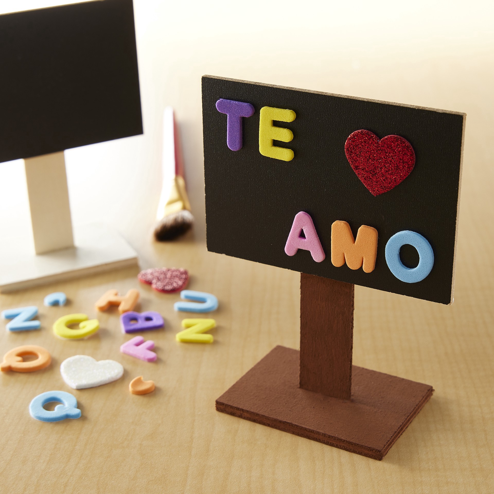 slide 3 of 6, 4.7" Chalkboard Stand By Artminds, 4ct., 4 ct