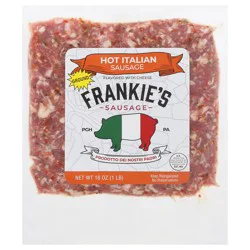 Frankie's Hot Italian Ground Sausage - 16 oz