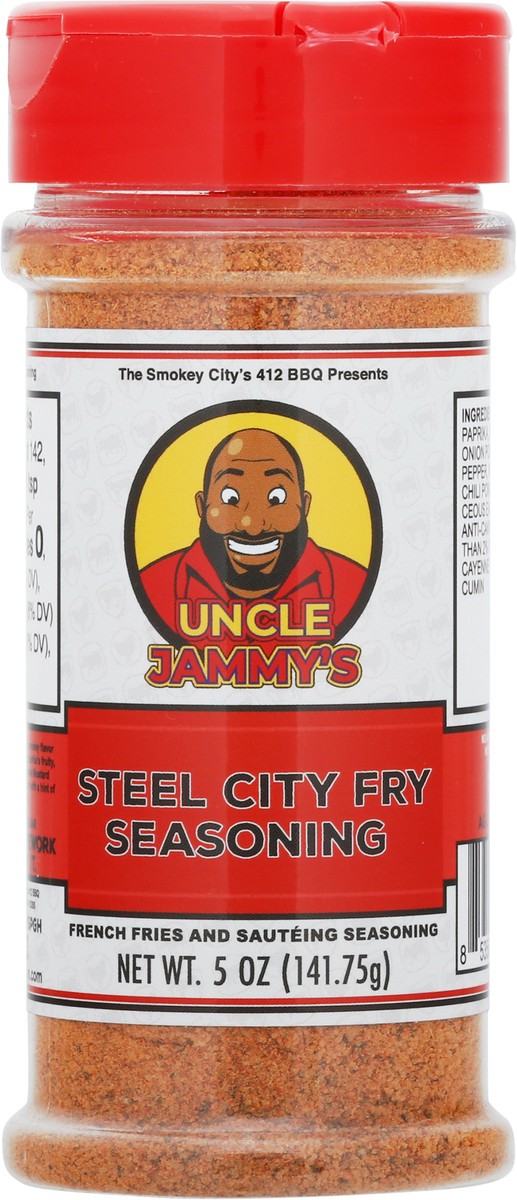 slide 5 of 14, Uncle Jammy's Steel City Fry Seasoning 5 oz, 5 oz