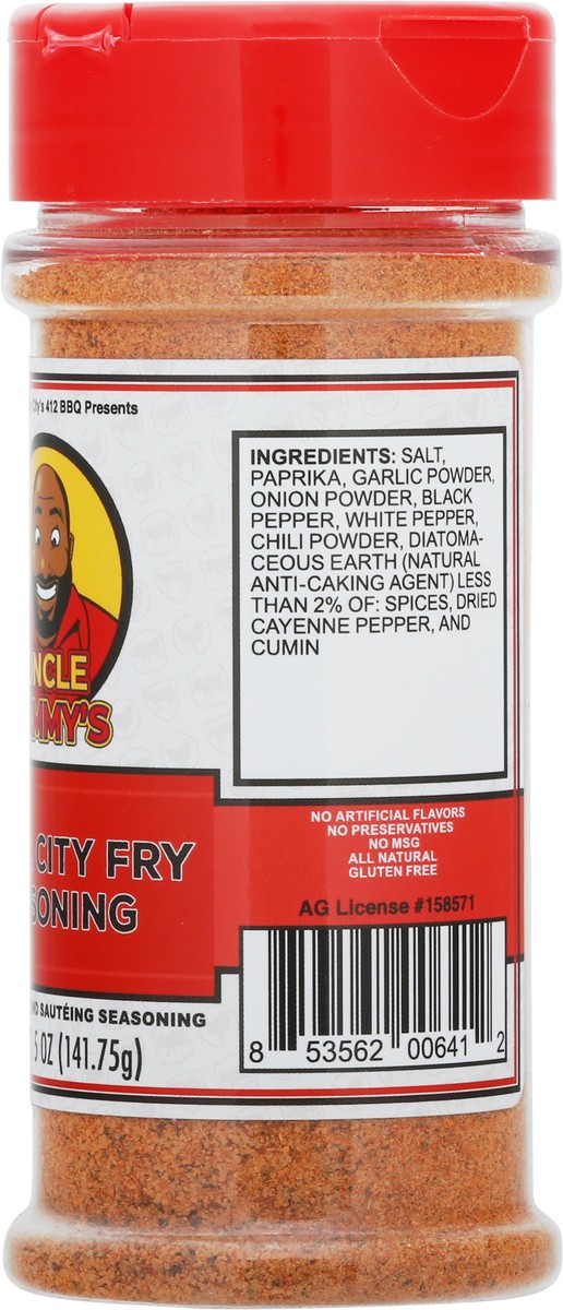 slide 6 of 14, Uncle Jammy's Steel City Fry Seasoning 5 oz, 5 oz