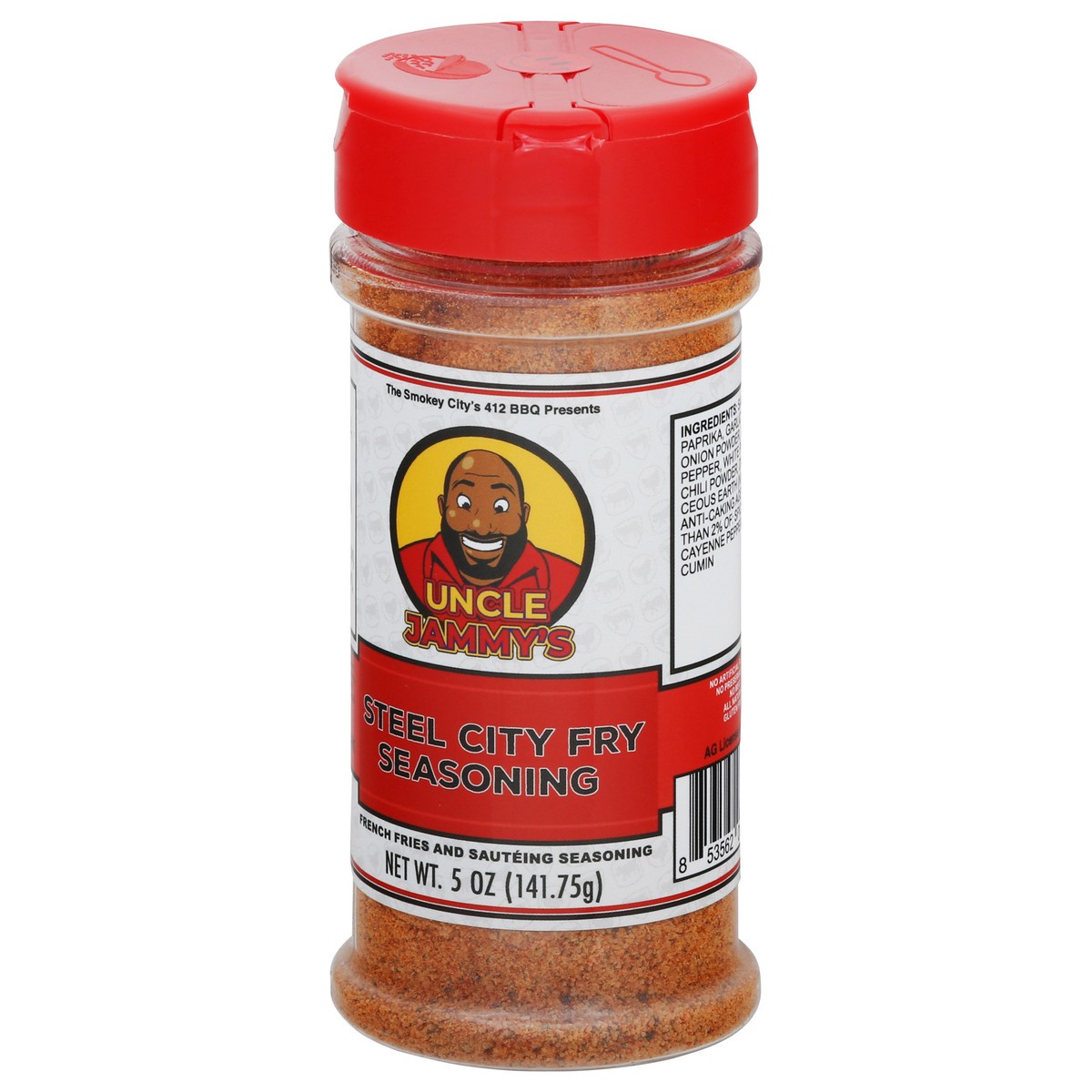 slide 14 of 14, Uncle Jammy's Steel City Fry Seasoning 5 oz, 5 oz