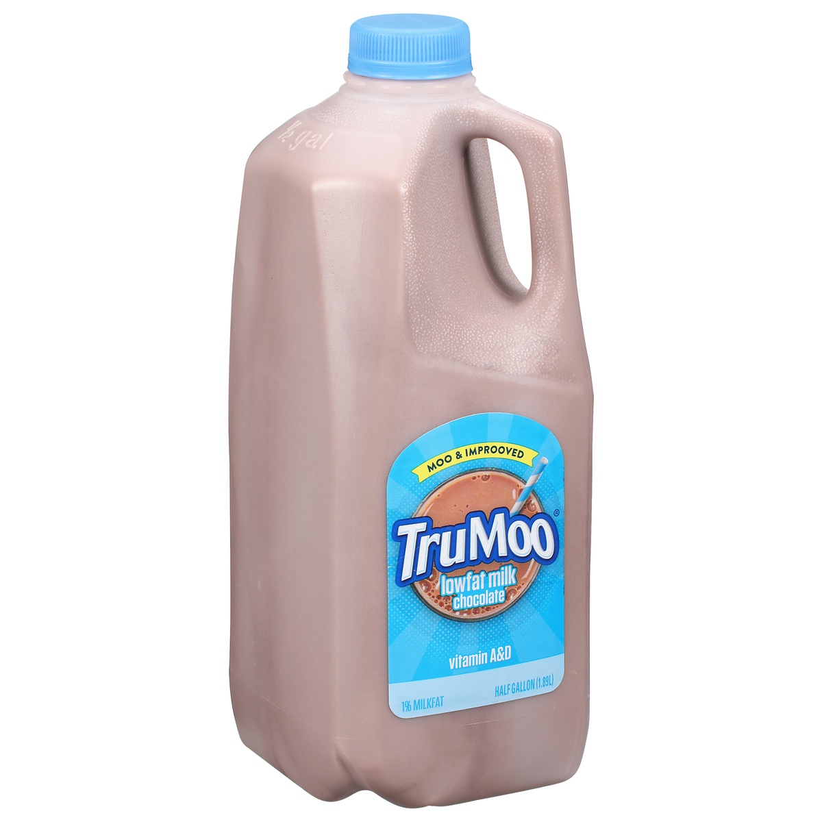 slide 2 of 11, TruMoo 1% Low Fat Chocolate Milk, 1/2 gal