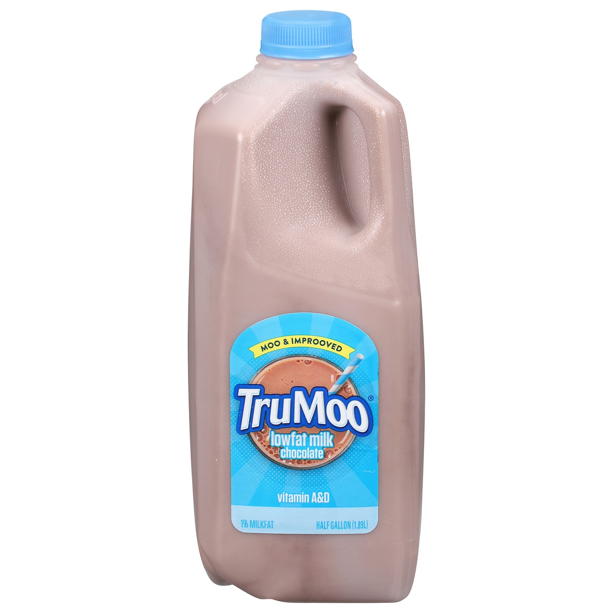 slide 1 of 11, TruMoo 1% Low Fat Chocolate Milk, 1/2 gal