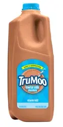 TruMoo Chocolate 1% Lowfat Milk Half Gallon
