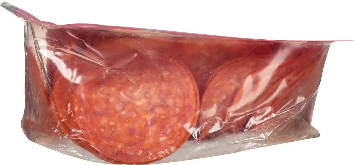 slide 2 of 7, Hormel 50% Less Sodium Pepperoni 6 oz. ZIP-PAK, 6 oz