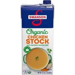 Swanson Organic Chicken Stock - 32 oz Carton