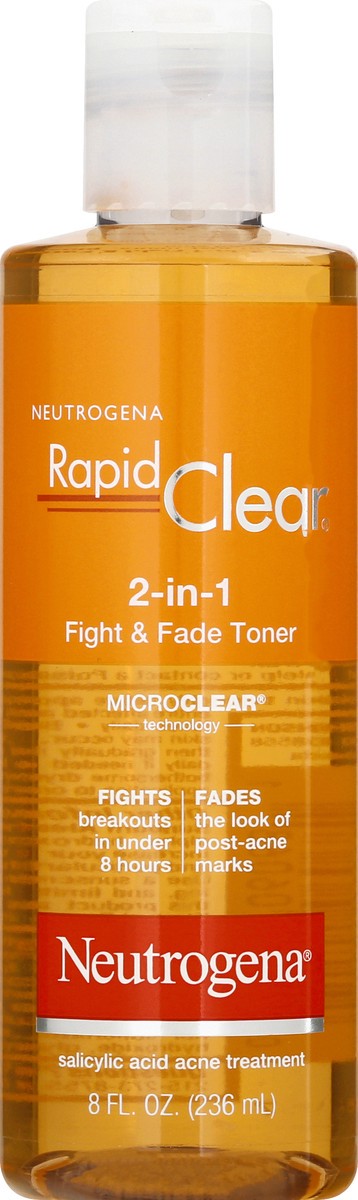 slide 8 of 12, Neutrogena Rapid Clear 2-In-1 Fight & Fade Acne Toner, 8 Fl. Oz., 8 fl oz