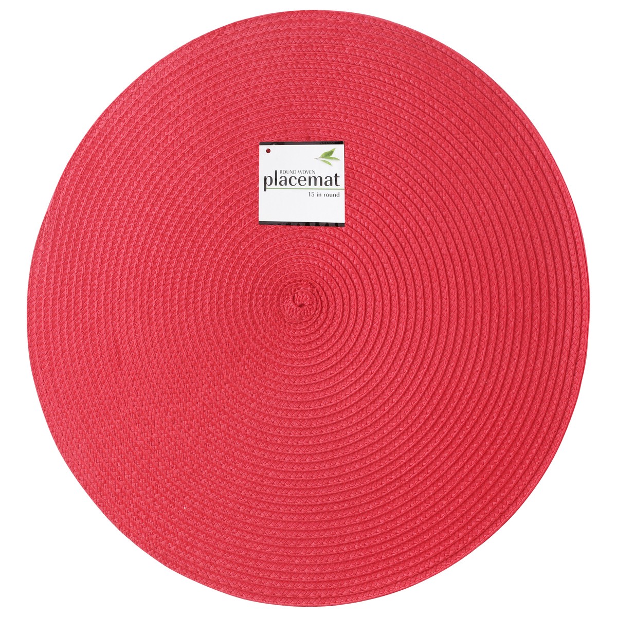 slide 3 of 4, Ritz Round Woven Placemat, 15 in