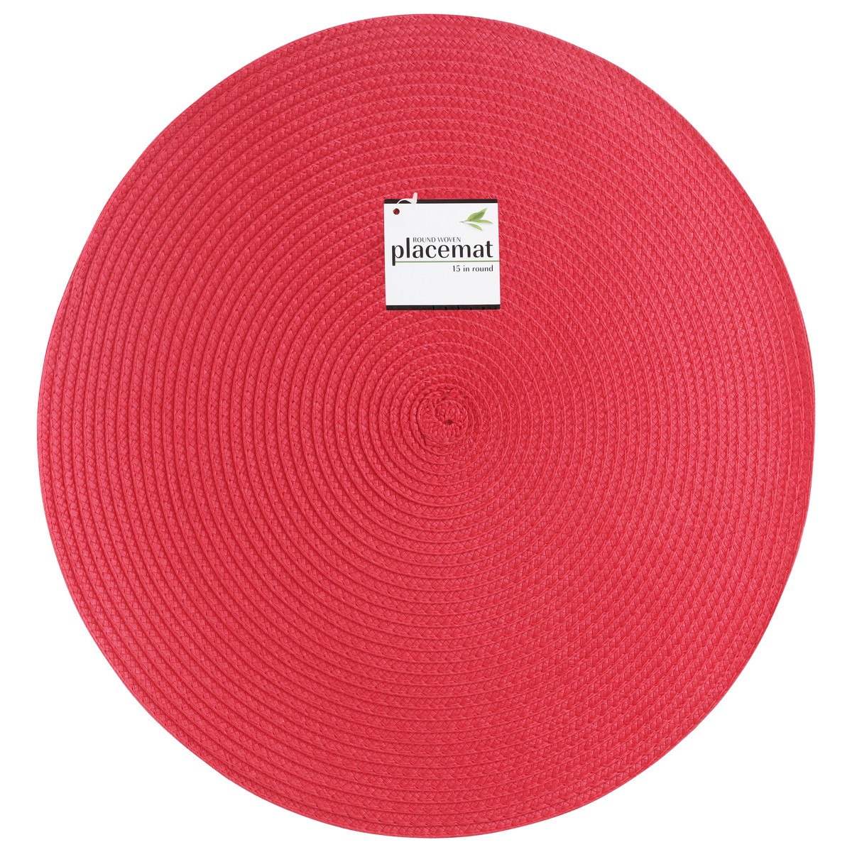 slide 4 of 4, Ritz Round Woven Placemat, 15 in