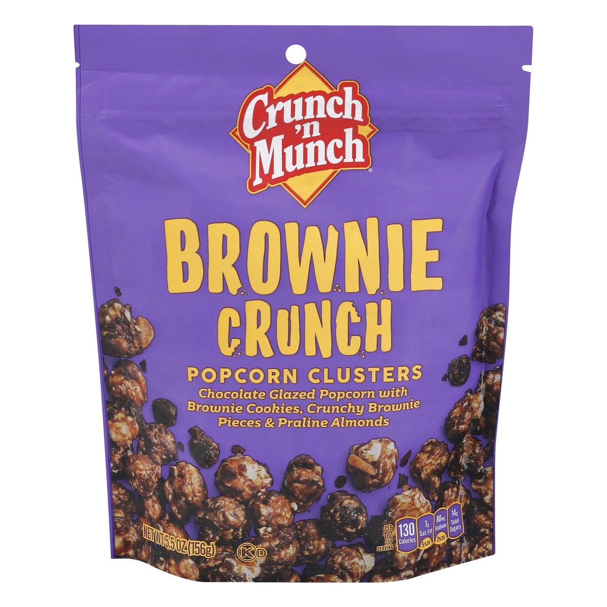 slide 1 of 10, Crunch 'n Munch Crunch N Munch Brownie Brittle Crunch Popcorn Clusters, 5.5 oz