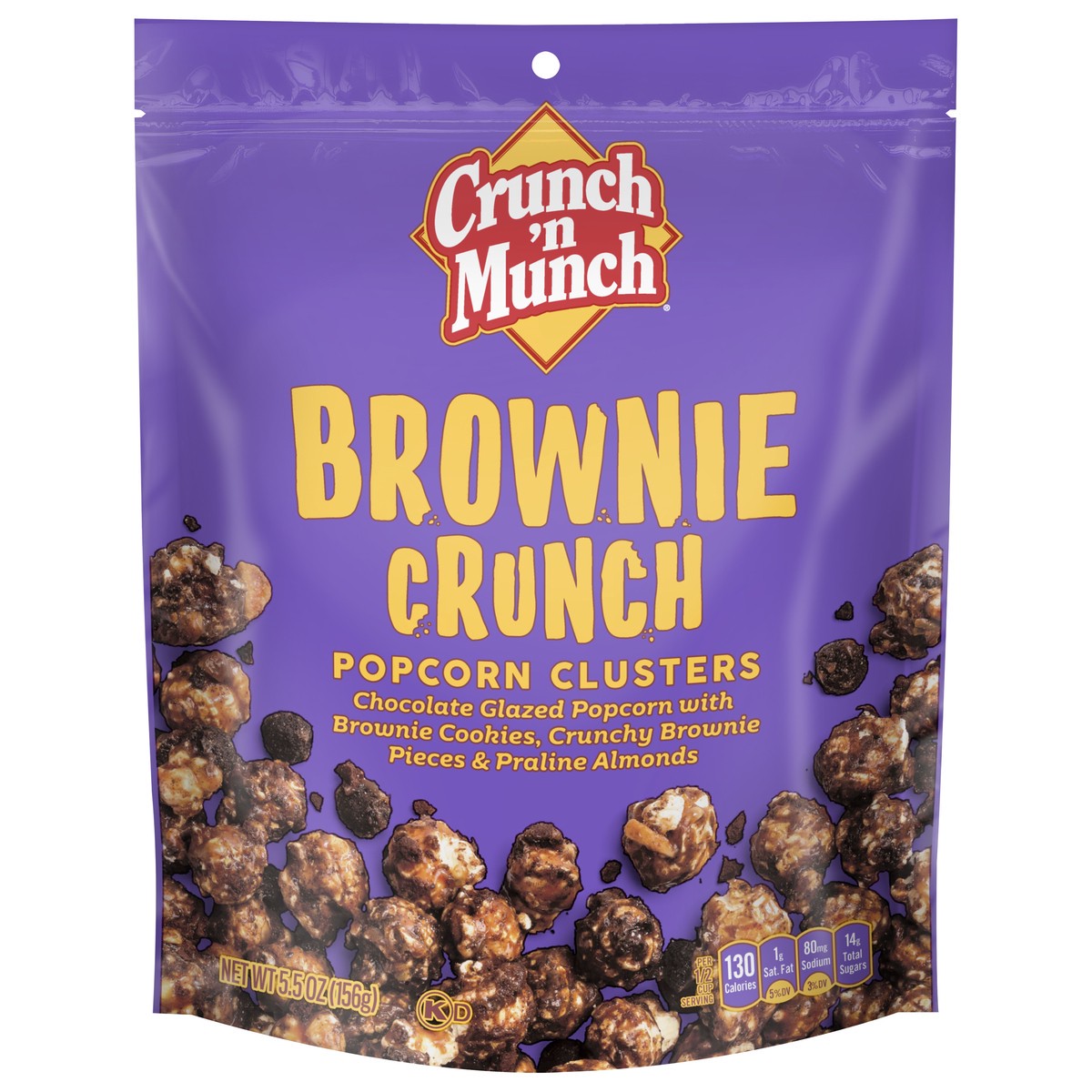 slide 1 of 3, Crunch 'n Munch Brownie Crunch Popcorn Clusters 5.5 oz, 5.5 oz