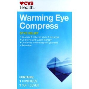 slide 1 of 1, CVS Health Warming Eye Compress, Stye Relief, 1 ct