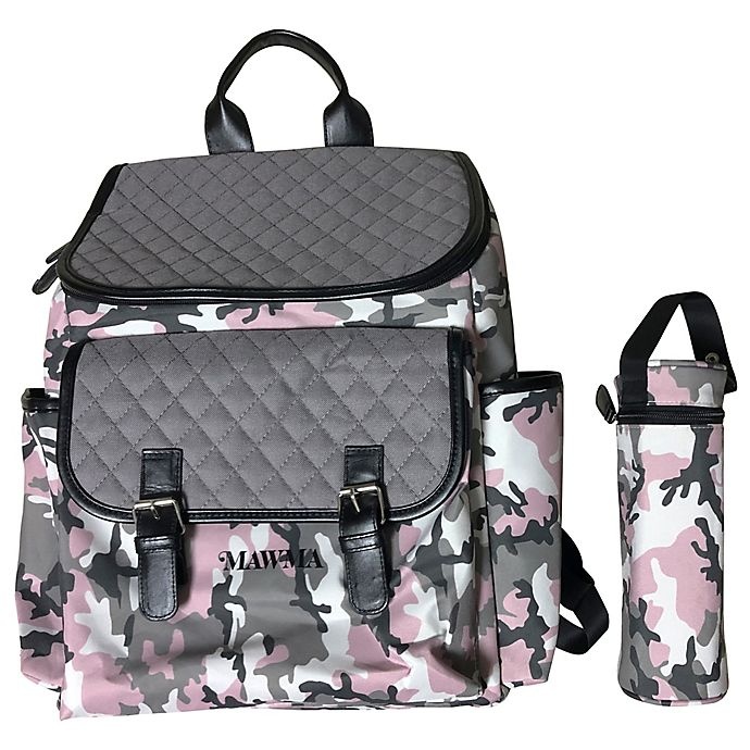 slide 1 of 1, Your Babiie MAWMA By Snooki Backpack Diaper Bag - Blush Camo, 1 ct