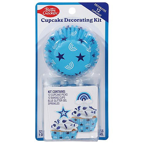 slide 1 of 1, Bc Blue Cupcake Kit - EA, 1 ct
