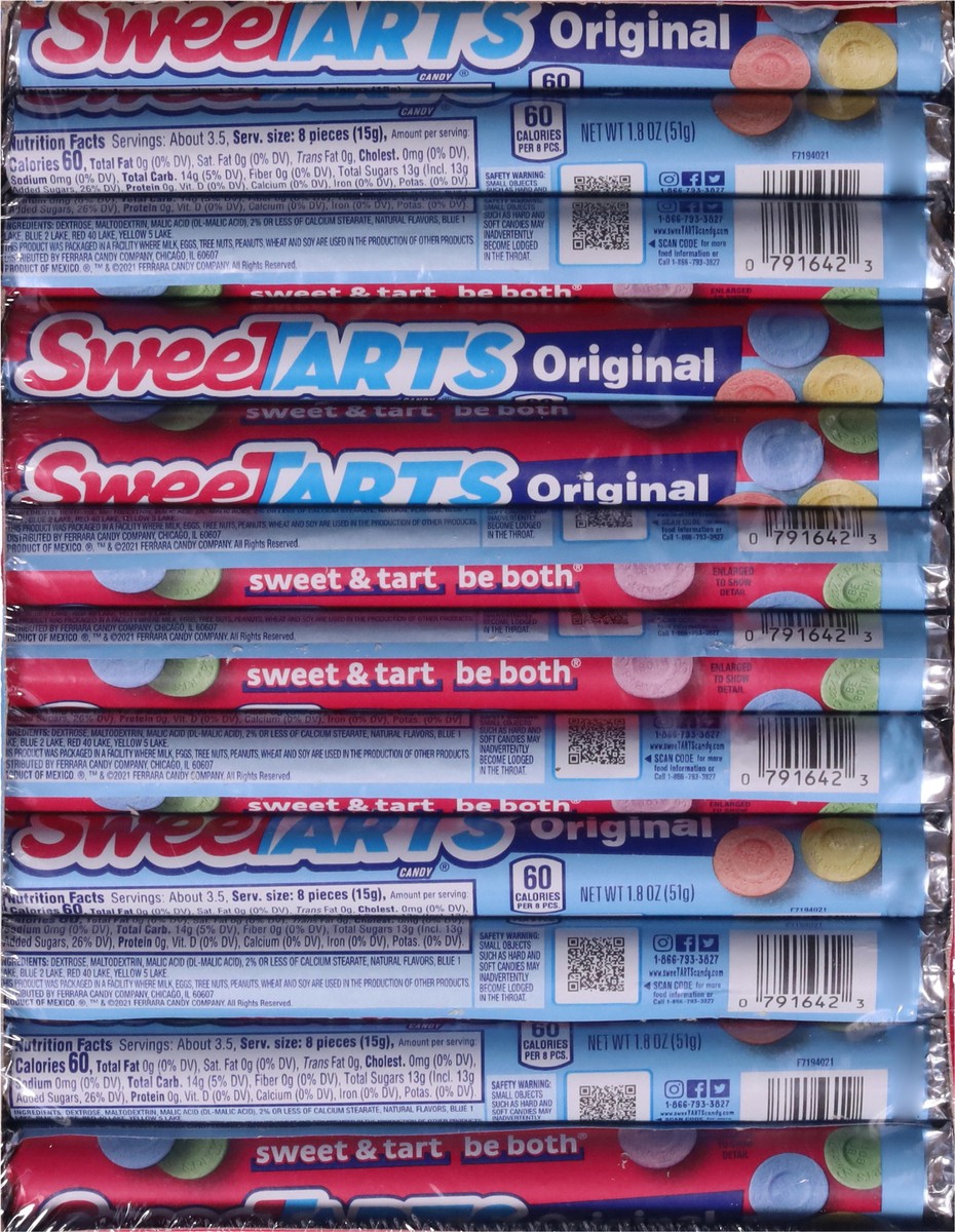 slide 6 of 14, SweeTARTS 71674 159673 Original 51 g 36 ct, 36 ct