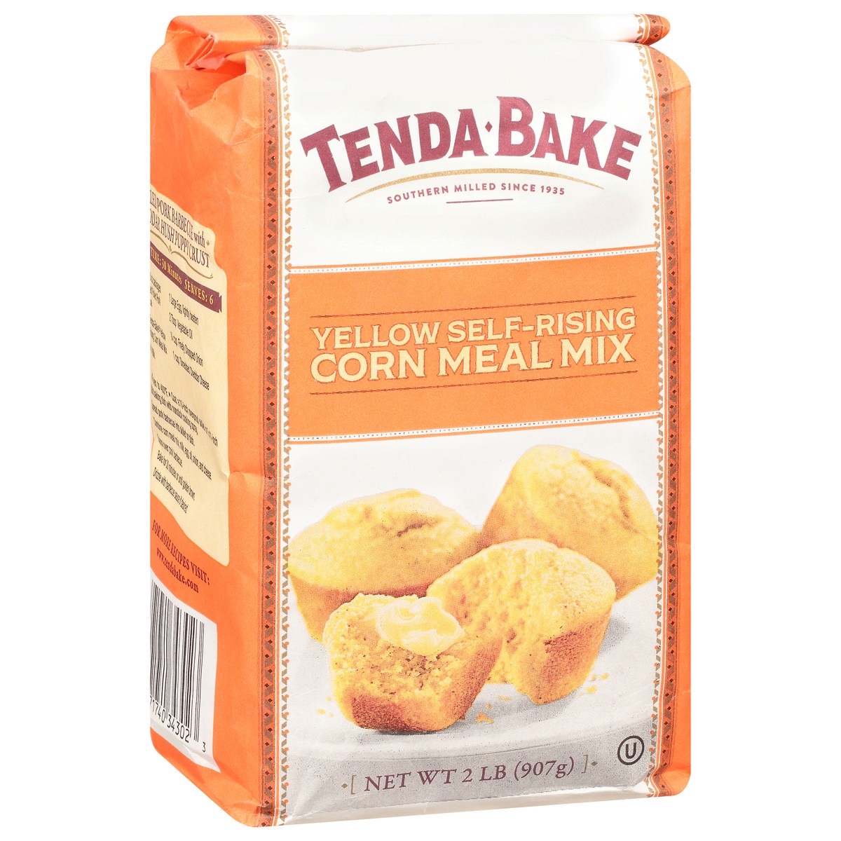 slide 2 of 9, Tenda-Bake Yellow Self Rising Corn Meal Mix 2 lb Bag, 2 lb