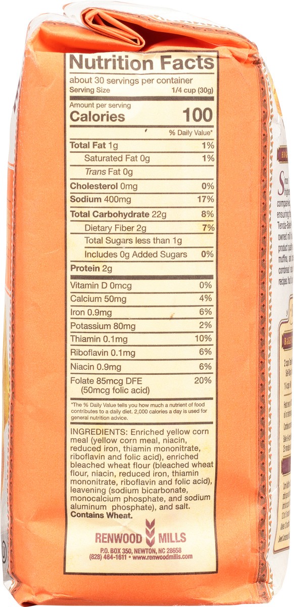 slide 6 of 9, Tenda-Bake Yellow Self Rising Corn Meal Mix 2 lb Bag, 2 lb