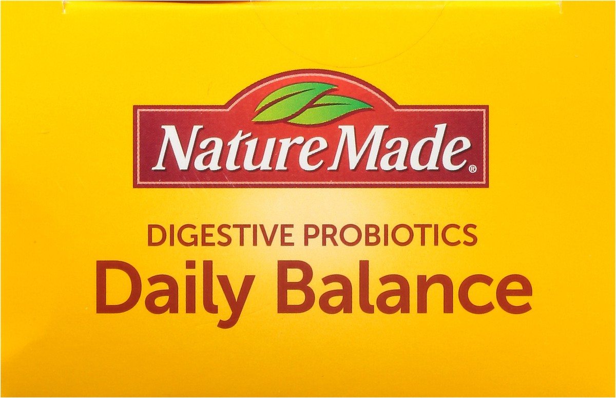 slide 9 of 9, Nature Made Daily Balance Digestive Probiotics 12 Billion CFU Per Serving, 30 Capsules, Naturally Helps Relieve Occasional Gas, Bloating, Abdominal Discomfort, Diarrhea, and Helps Naturally to Support Digestive Balance, 30 ct