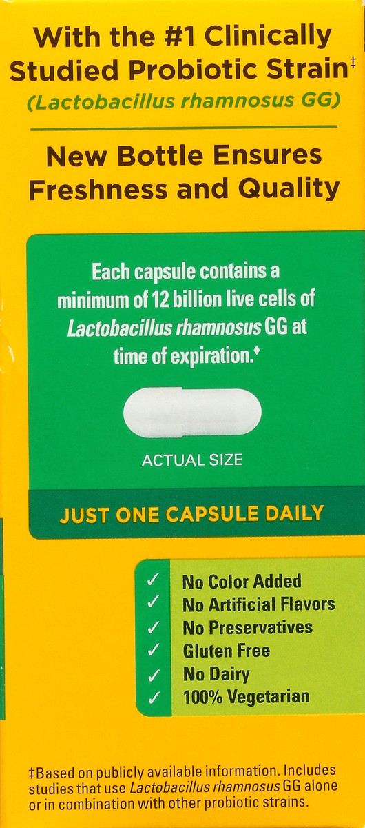 slide 4 of 9, Nature Made Daily Balance Digestive Probiotics 12 Billion CFU Per Serving, 30 Capsules, Naturally Helps Relieve Occasional Gas, Bloating, Abdominal Discomfort, Diarrhea, and Helps Naturally to Support Digestive Balance, 30 ct