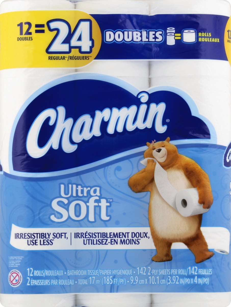 slide 4 of 5, Charmin Bathroom Tissue 12 ea, 12 ct