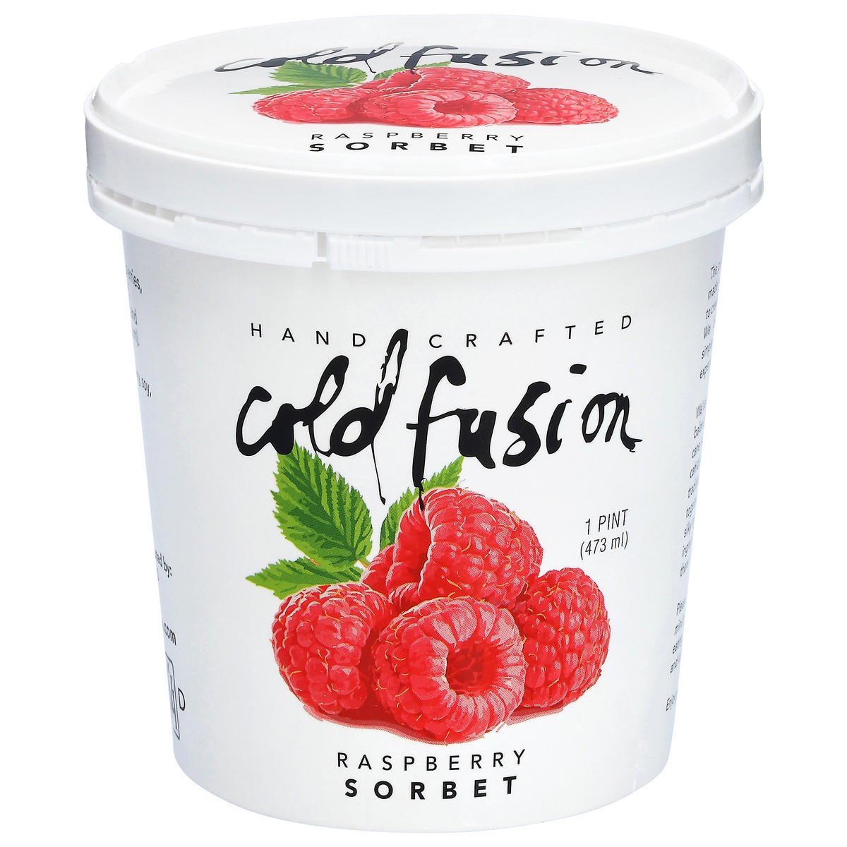 slide 2 of 4, Cold Fusion Raspberry Sorbet 1 pt, 16 fl oz