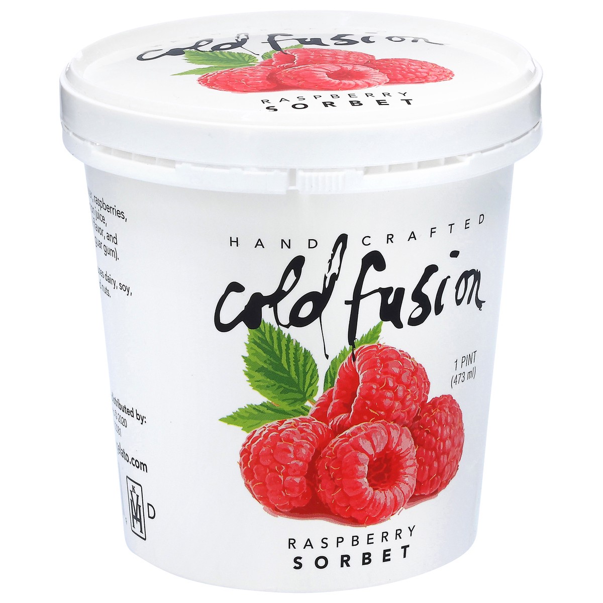 slide 3 of 4, Cold Fusion Raspberry Sorbet 1 pt, 16 fl oz
