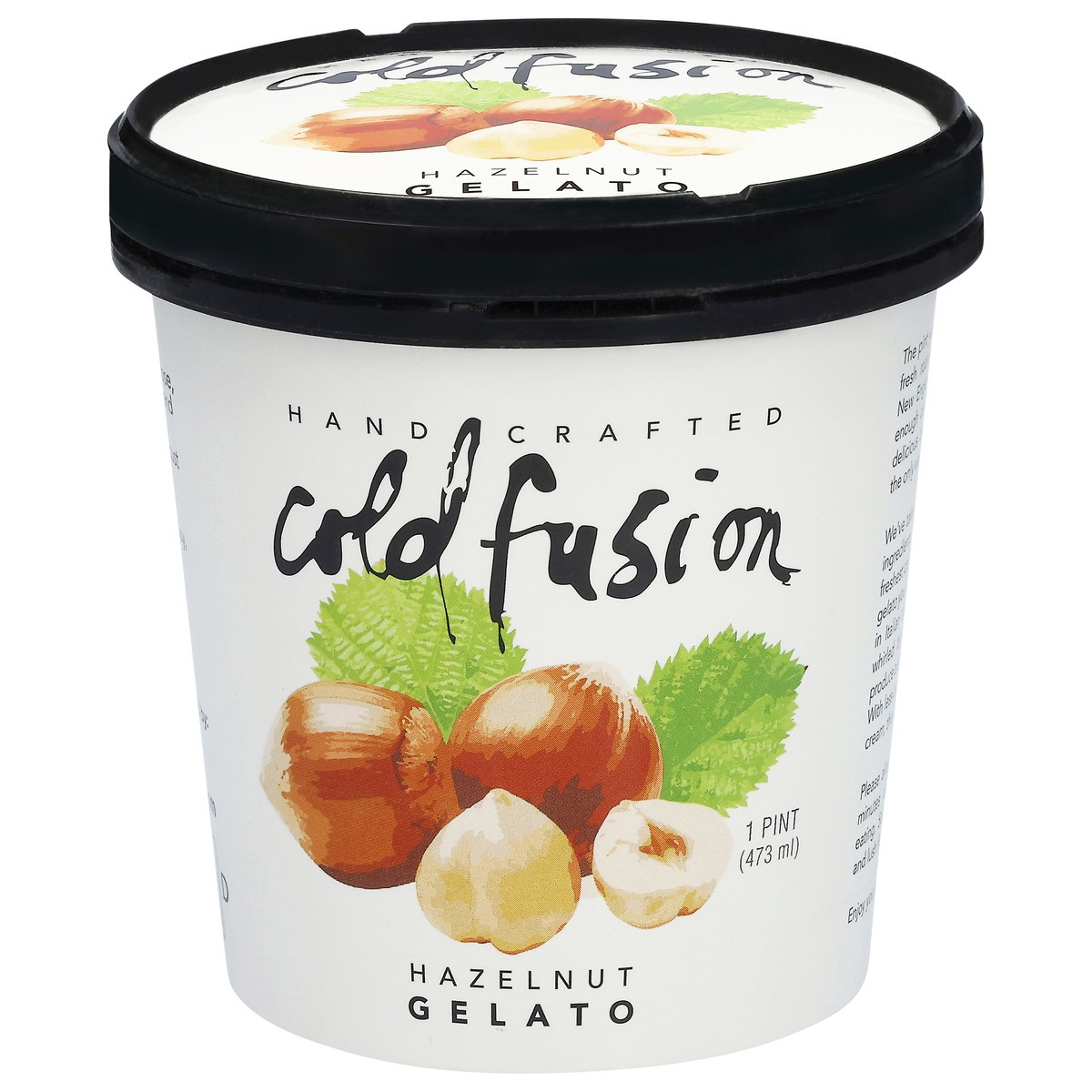 slide 2 of 4, Cold Fusion Hazelnut Gelato 1 pt, 1 pint