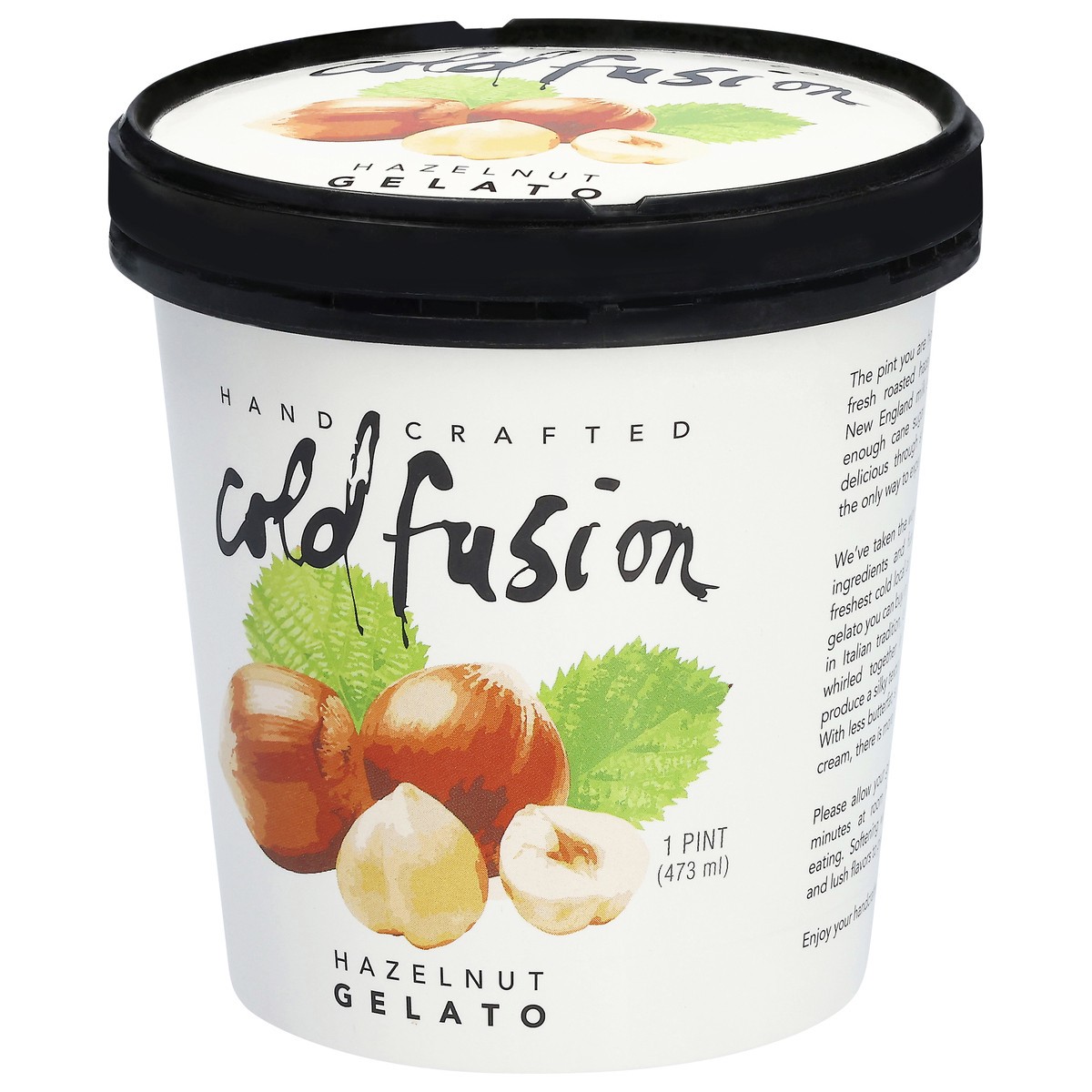 slide 3 of 4, Cold Fusion Hazelnut Gelato 1 pt, 1 pint