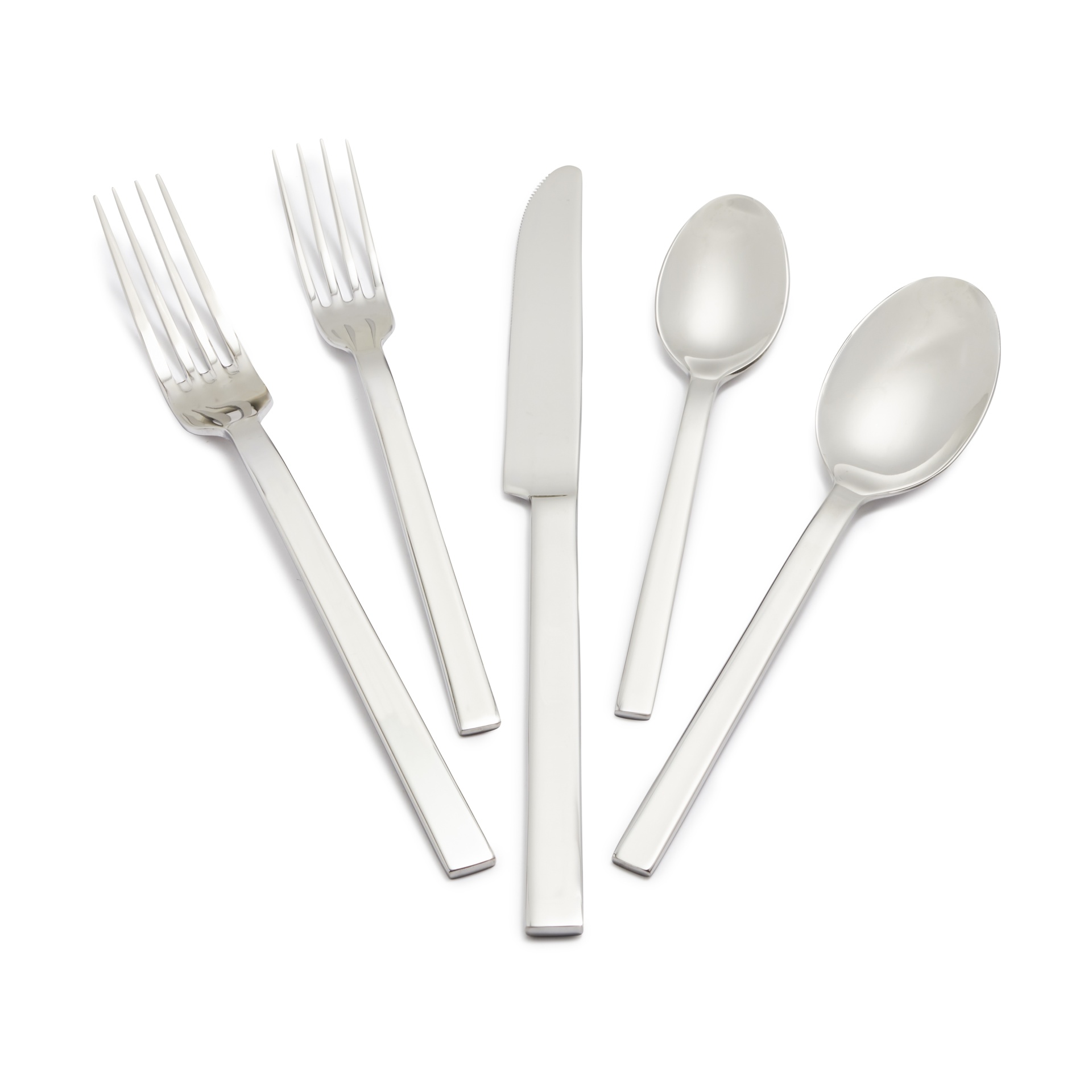 slide 1 of 1, Fortessa Viggo Flatware Set, Polished Silver, 1 ct