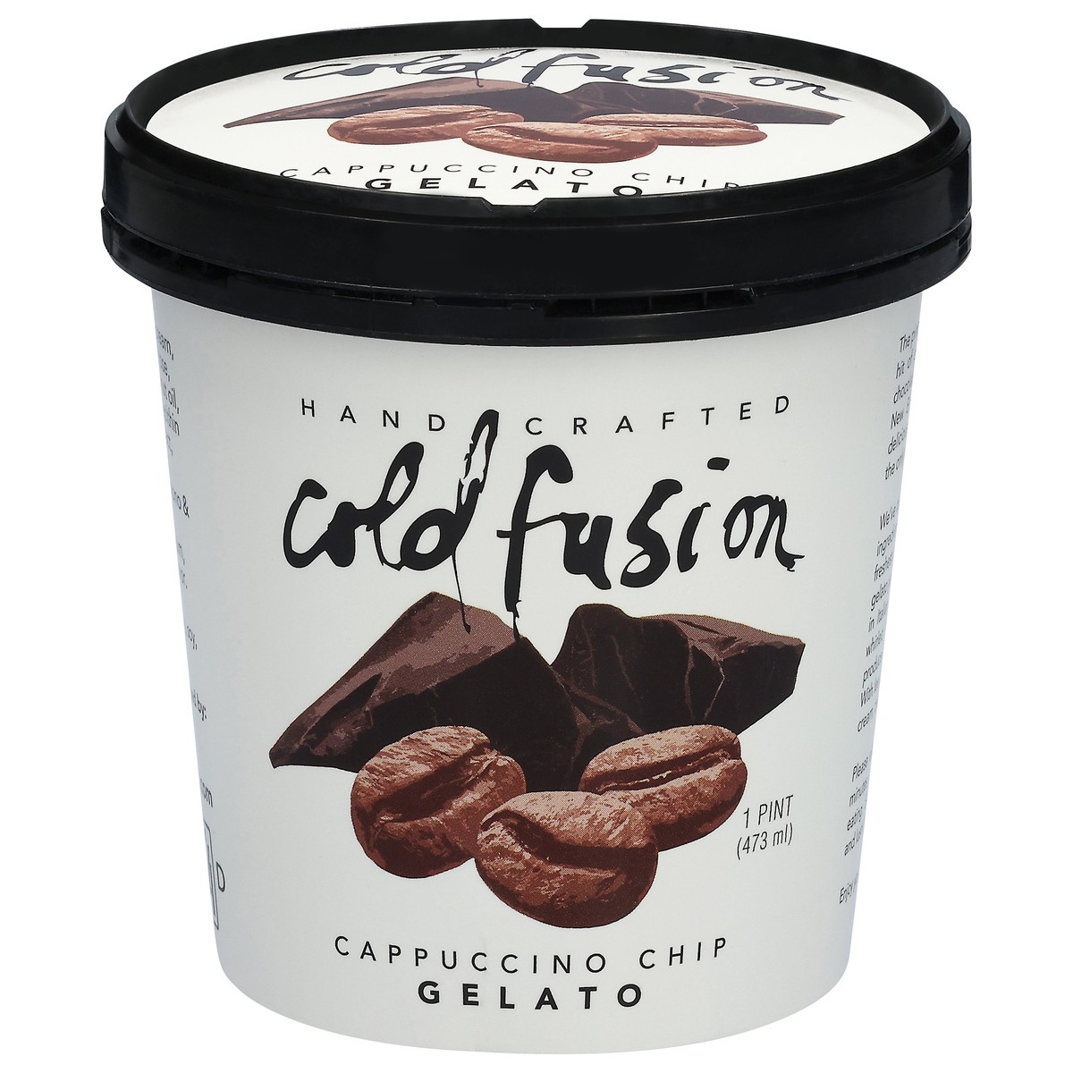 slide 3 of 4, Cold Fusion Cappuccino Chip Gelato 1 pt, 16 fl oz