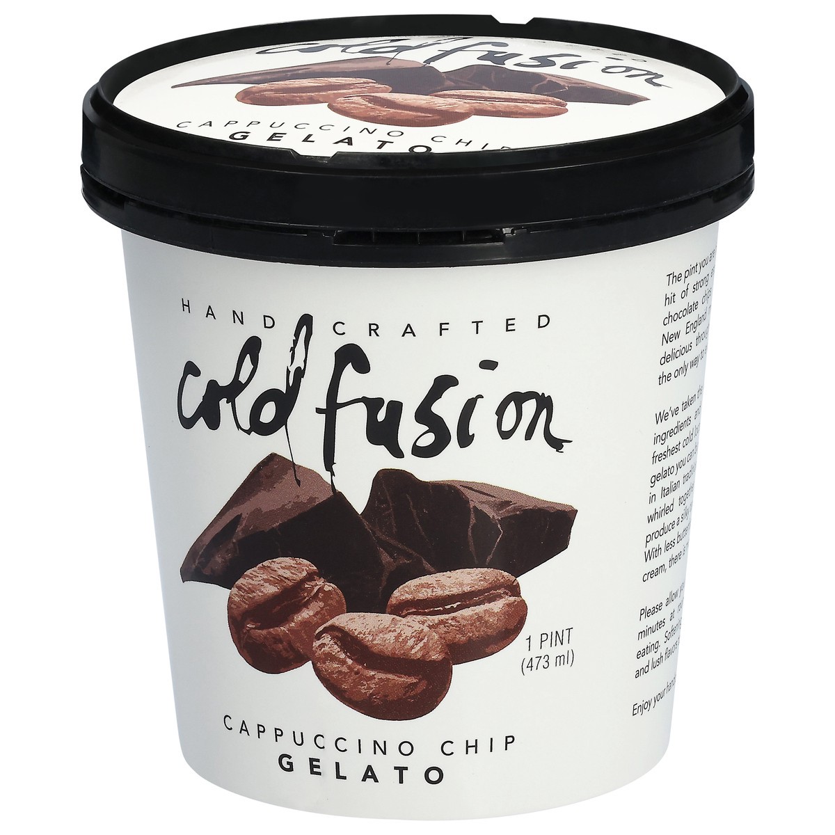 slide 4 of 4, Cold Fusion Cappuccino Chip Gelato 1 pt, 16 fl oz
