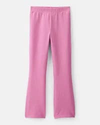 Carter's Carters Kid Solid Cotton Flare Stretch Leggings - Pink Pink 5